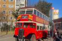 The vintage 145 captured on Saturday (March 23) headed towards Redbridge station