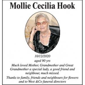Mollie Cecilia Hook
