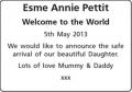 Esme Annie Pettit