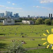 Temperatures reached nearly 18C in central London