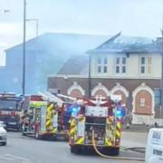 At least four fire engines were sent to the scene