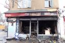 The shop was left devastated by the fire