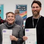 Well-being certificates for Bella Parenti and Andrew Duffy