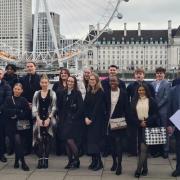 Students from Barking and Dagenham College on careers tour