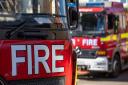 A man had to be treated by paramedics during a fire in Hedgemans Way in Dagenham last night (August 10).