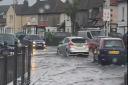 Heathway in Dagenham was among the main roads flooded.