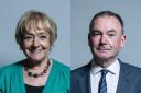 Barking MP Dame Margaret Hodge and Dagenham and Rainham MP Jon Cruddas. Picture: Parliament.