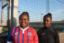 Dagenham & Redbridge girls players at training (Pic: Catherine Lough)