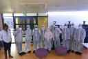 Students have had a taste of what it's like to be crime scene officers. Picture: BARKING AND DAGENHAM COLLEGE
