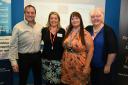 The L to R: Tony Foster, Sarah Scott-Foster, Karen West-Whylie and Kathy Ennis at the Thames Gateway Business Awards networking evening
