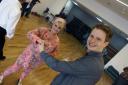 Paul Walsh is ballroom dancing for Get Active in Abbey Leisure Centre in Barking.