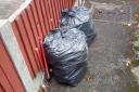 According to Paul's carer, Wendy Perren, these two bags had been there for five weeks