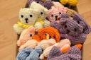 Teddies knitted by Nimble Fingers