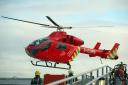 London's Air Ambulance was deployed after receiving reports of a crash on Beckton Roundabout