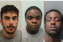 L-R: Miguel Clino, Devon Cato and Nizandro Caimanque have been jailed for rape