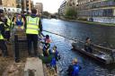 Regent's Canal volunteers get stuck in