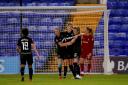 Dagny Brynjarsdottir scored from the penalty spot for West Ham at Leicester. Image: PA