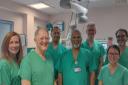 Sir Mike Richards and King George Hospital's robotic colonoscopy team