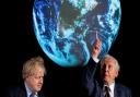 Boris Johnson and Sir David Attenborough at the launch of COP26