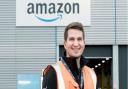 Amazon Barking delivery change manager Christian Pearson at the new station in Thames Road