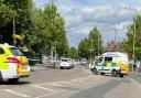 Wood Lane was closed while emergency services attended the scene of the crash in Dagenham.