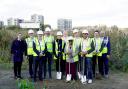 Peabody representatives, councillors and London's deputy mayor for housing Tom Copley met to mark the phase one approval
