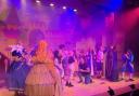 Paul proposed to Emily onstage surrounded by the cast of Snow White