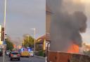 The blaze was reported to London Fire Brigade at around 7.53pm on April 30