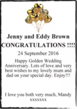 Jenny and Eddy Brown