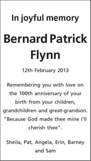 Bernard Patrick Flynn