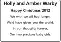 Holly and Amber Warby
