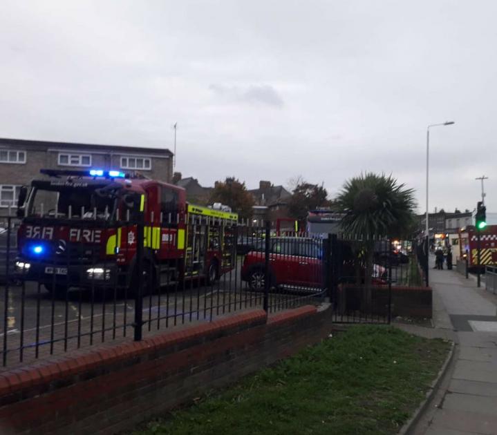 Woman rescued from blaze at care home on Ripple Road