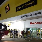 Crews prevented the blaze at Big Yellow Self Storage in Barking from spreading into neighbouring units and thankfully no one was hurt, according to the London Fire Brigade