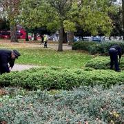 Operation Sceptre: Officers carried out weapons sweeps in areas known for stashed weapons.