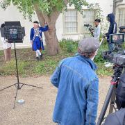 Students from Barking and Dagenham College's East London Institute of Technology shoot a film starring youngsters from Robert Clack School.