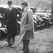 Henry Ford's first visit to Dagenham circa 1928.
