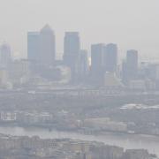 Air pollution over London. Picture: Nick Ansell/PA