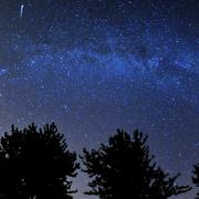 A meteor seen during a Perseids meteor shower. Photo: Tim Ireland/PA Wire