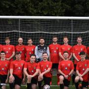 Upminster Barn FC are playing a match in aid of mental health charity CLASP, organised by Jonathan Clark (front centre) and Sam Hurley (back right).