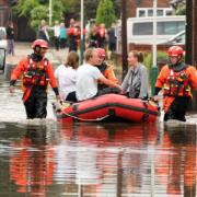 East London has been badly affected by flooding