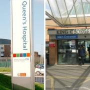 Queen's and King George Hospital are both run by the trust. Picture credit: Archant.
