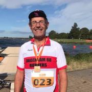 Dagenham 88 member Ian Cummins tackled the Dorney Olympic Triathlon
