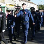 The procession for last year's service at Dagenham Village Church