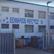 Edwards Recycling in Gallions Close, Barking