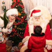 A Santa's grotto was part of the festivities in Barking