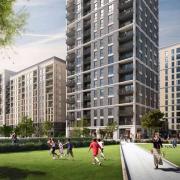 The development of Beam Park on the old Ford Factory site in Dagenham has been split into several phases Credit: Barking and Dagenham Council
