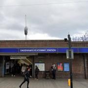 Police were called to reports of a fight near Dagenham Heathway station this morning