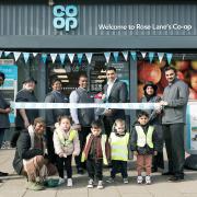 Children from Marks Gate Nursery & Pre-school helped re-open the store