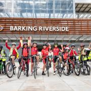 New C42 cycle route to Barking Riverside meets kids' approval