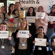 Childcare students raised money for Children In Need